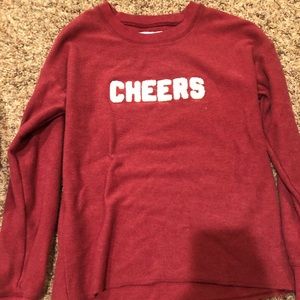Long sleeve maroon American Eagle Shirt